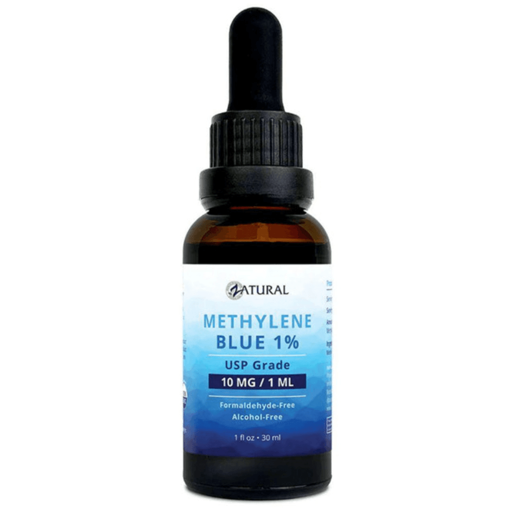 Zatural Methylene Blue 1% USP Grade 10mg 1floz.