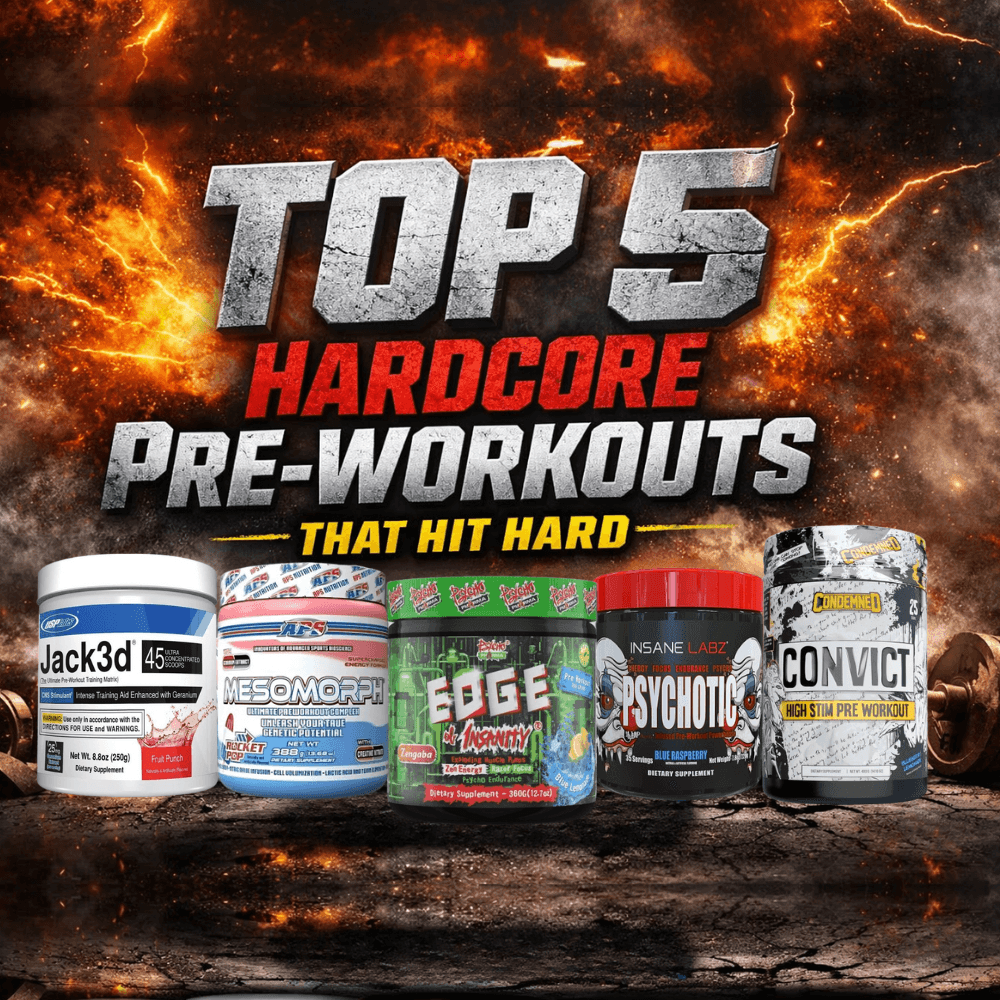 Top 5 Hardest-Hitting Pre-Workouts