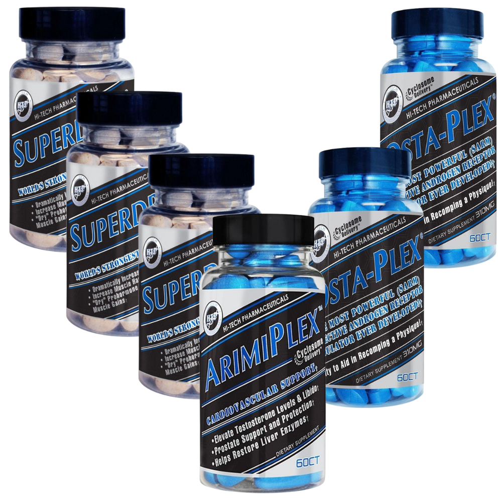 Collection of supplement bottles labeled 'Arimiplex' and 'Ostea-Plex' on a white background.