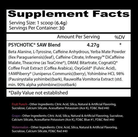  Insane Labz Pyschotic SAW Series 