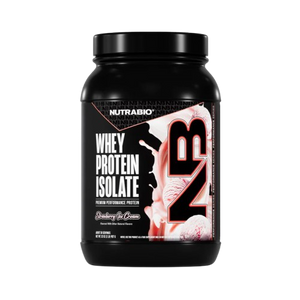 NutraBio 100% Whey Protein Isolate 2lb