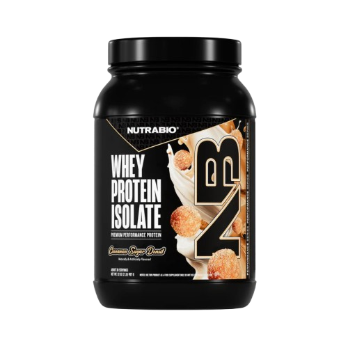 NutraBio 100% Whey Protein Isolate 2lb