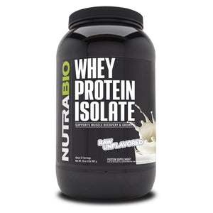 NutraBio 100% Whey Protein Isolate 2lb