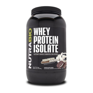 NutraBio 100% Whey Protein Isolate 2lb