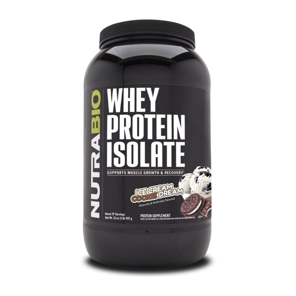NutraBio 100% Whey Protein Isolate 2lb