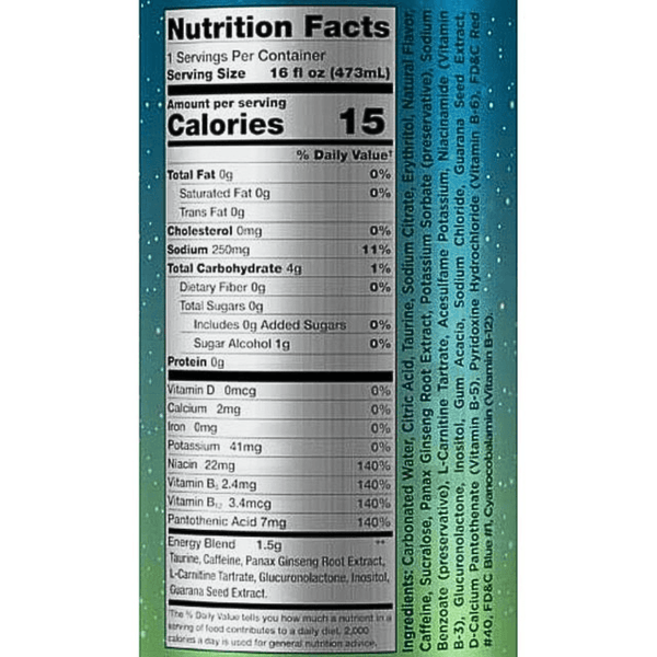  3D Energy Drinks 12 Case 