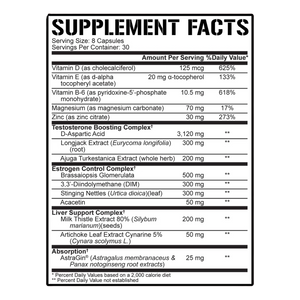 5 % Nutrition Post Gear Supplement facts label with detailed nutritional information on a white background