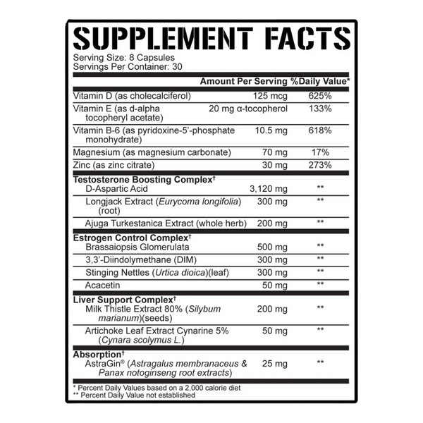 5 % Nutrition Post Gear Supplement facts label with detailed nutritional information on a white background