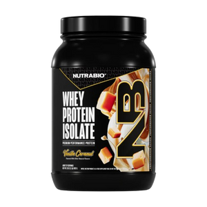 NutraBio 100% Whey Protein Isolate 2lb