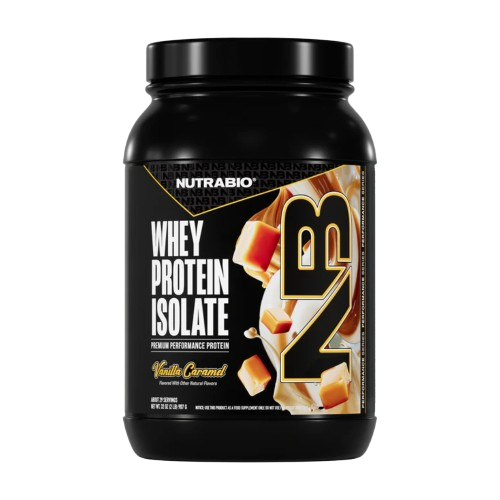 NutraBio 100% Whey Protein Isolate 2lb