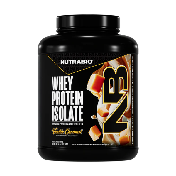 NutraBio 100% Whey Protein Isolate 75 Servings