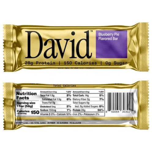 David Bars Protein Bars Individual