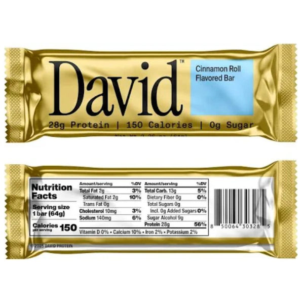 David Bars Protein Bars Individual