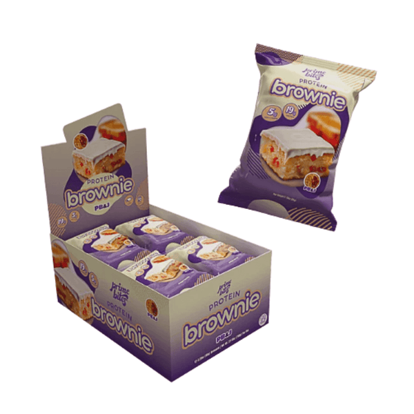 Alpha Prime Prime Bites Protein Brownies 12 Box