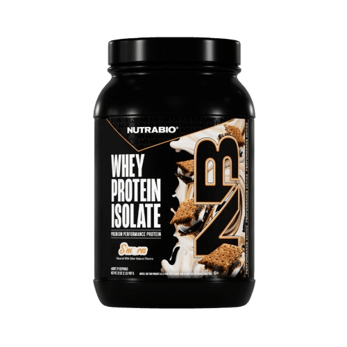 NutraBio 100% Whey Protein Isolate 2lb
