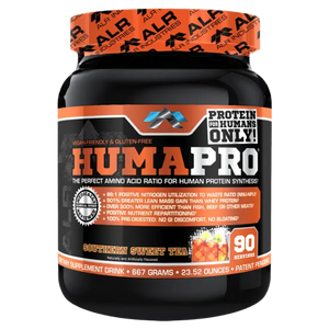 ALRI (ALR Industries) Humapro 90 Servings in the southern sweet tea flavor on a white background.