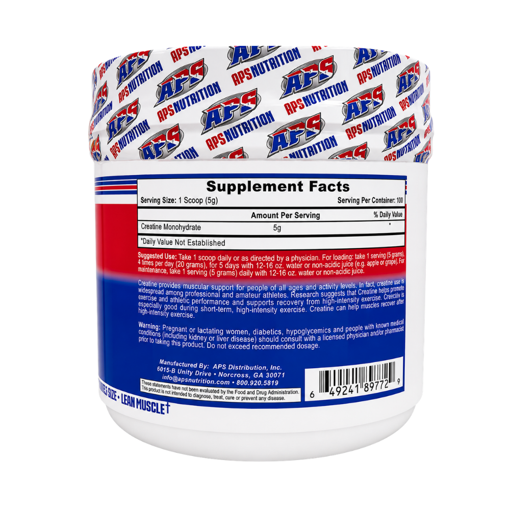 APS Nutrition Creatine Monohydrate 500 Grams