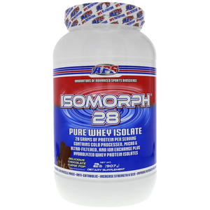 APS Nutrition Isomorph 28 2 Lbs in the delicious chocolate fudge pop flavor