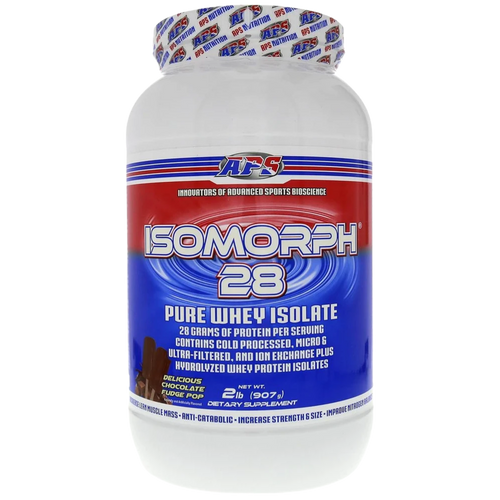 APS Nutrition Isomorph 28 2 Lbs in the delicious chocolate fudge pop flavor