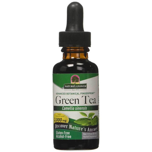  Nature's Answer Alcohol Free Liquid Green Tea Extract 1 oz 
