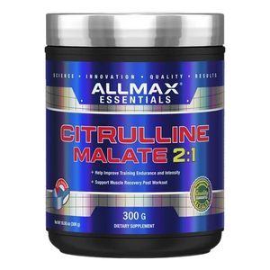 Allmax Nutrition Citrulline Malate 300g tub on a white background