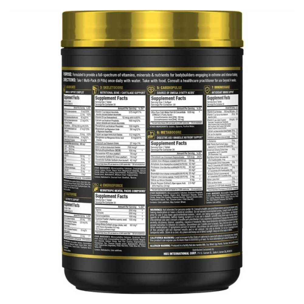 Allmax Vitastack pill pack container on a white background