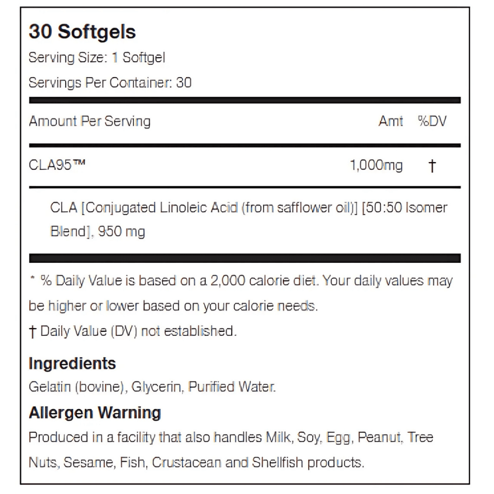 Allmax Nutrition Allmax CLA 95 30 Softgels 
