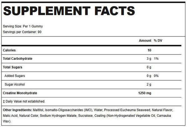 Allmax Nutrition Allmax Creatine Gummies 90 Count 