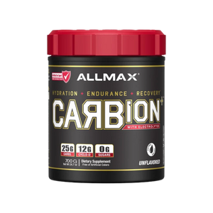 Allmax Nutrition Carbion 1.6lbs in the unflavored flavor on a white background