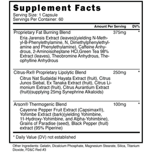  Blackstone Labs Arson 60 Capsules 