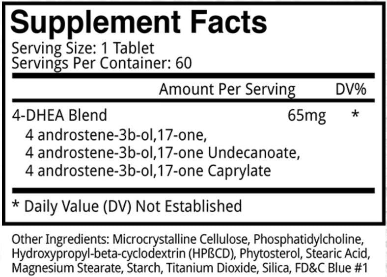  Blackstone Labs Brutal 4ce 60 Tablets supplement bottle on a white background.