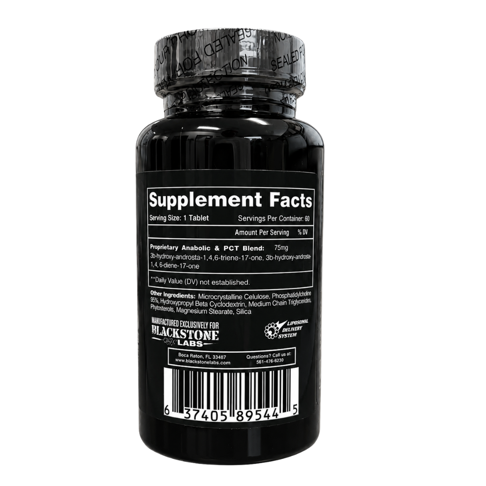 Blackstone Labs Letro XT supplement bottle on a white background