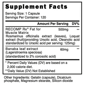  Blackstone Labs Recomp Rx 120 Capsules 