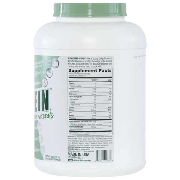 Supplement container with label showing 'Supplement Facts' and 'Made in USA' on a white background