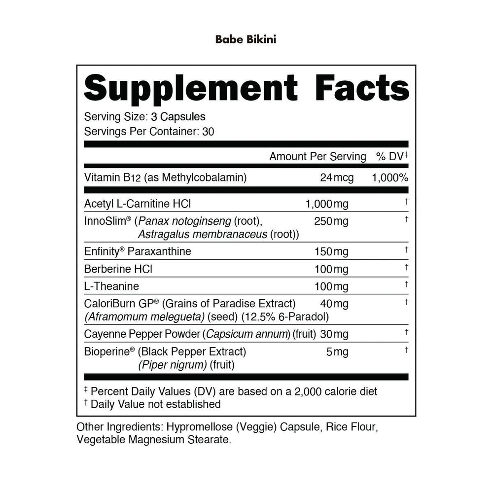  Bucked Up Babe Bikini 90 Capsules 