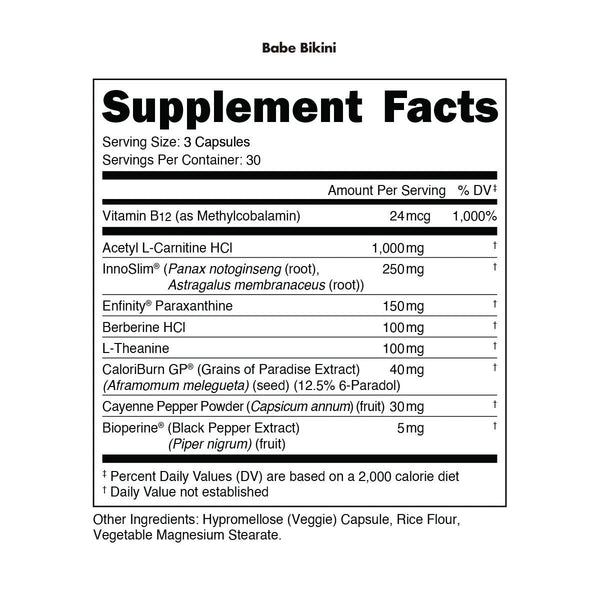  Bucked Up Babe Bikini 90 Capsules 