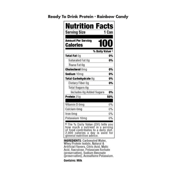  Bucked Up Cherry Limeade Protein Soda Single Can 