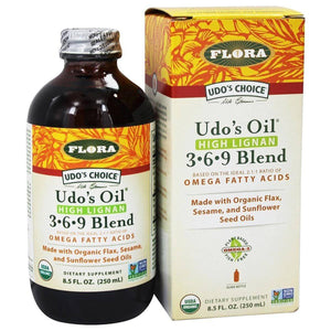  Flora (Udo's Choice) Udo's Choice High Lignan 3 6 9 Oil Blend 8.5oz 