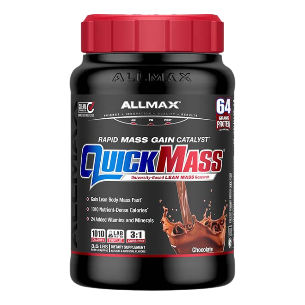 CLEARANCE: Allmax QuickMass Choc PB 3.5lbs EXP 02/2026