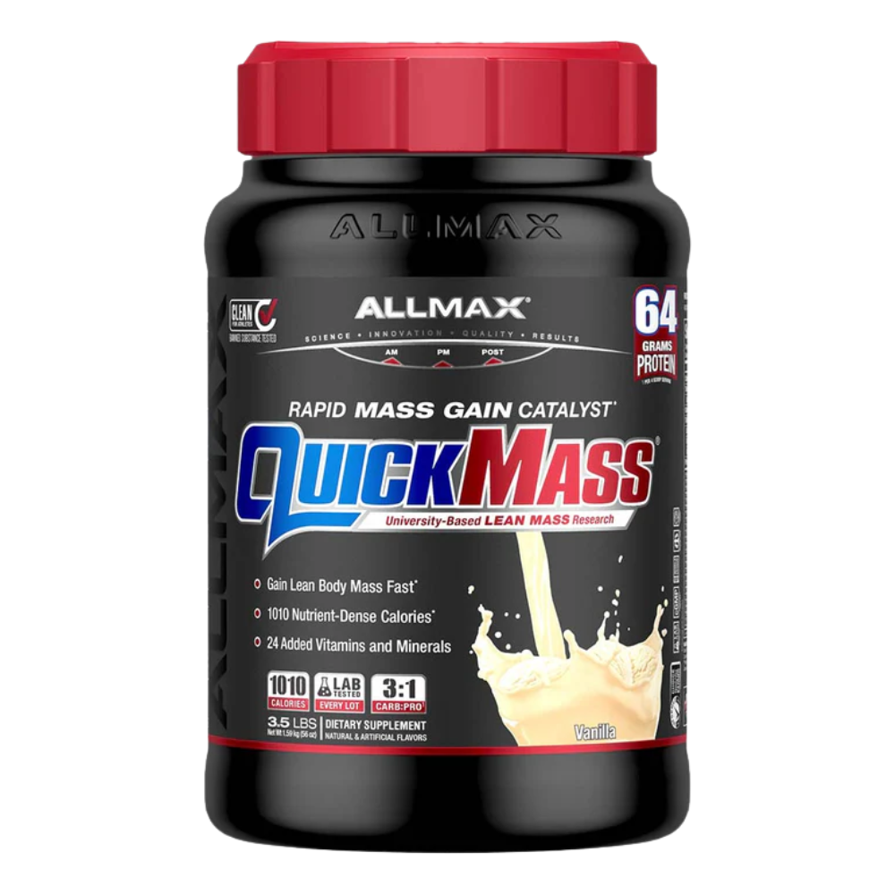 CLEARANCE: Allmax Quick Mass Vanilla 3.5lbs EXP 02/2026