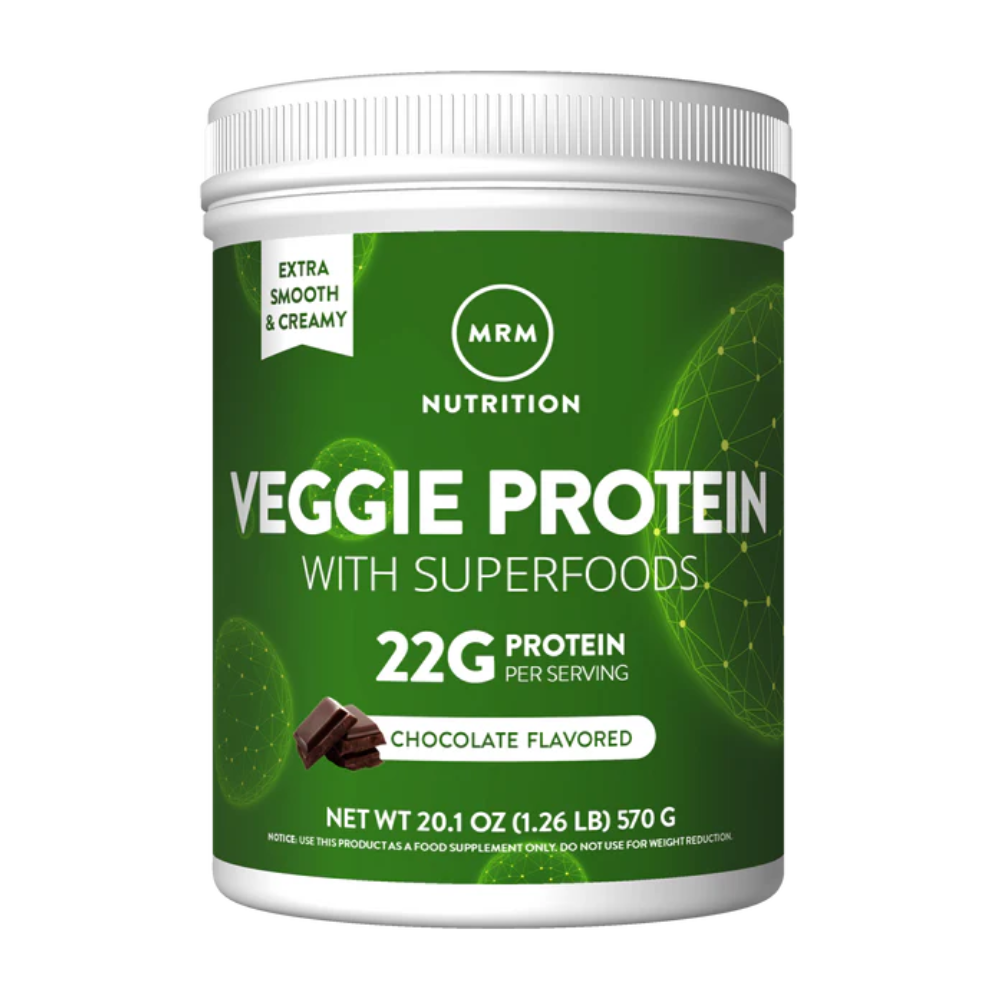 CLEARANCE: MRM Veggie Protein Chocolate 1.26lbs EXP 02/2026