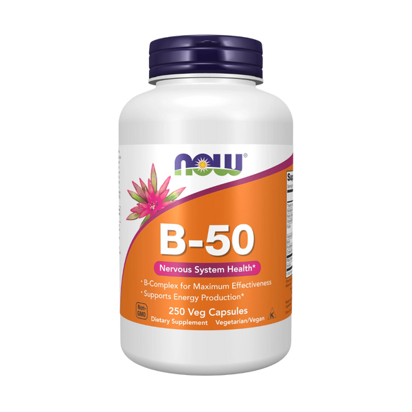 CLEARANCE: Now Foods B-50 250 Tablets EXP 11/2026