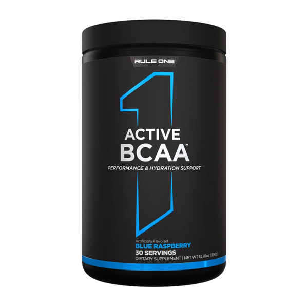 CLEARANCE: Rule One Active BCAA Blue Raspberry 30 Servings EXP 06/2027 (NOT EXPIRED)