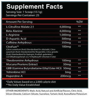 Centurion Labz God of Fire 25 Servings 