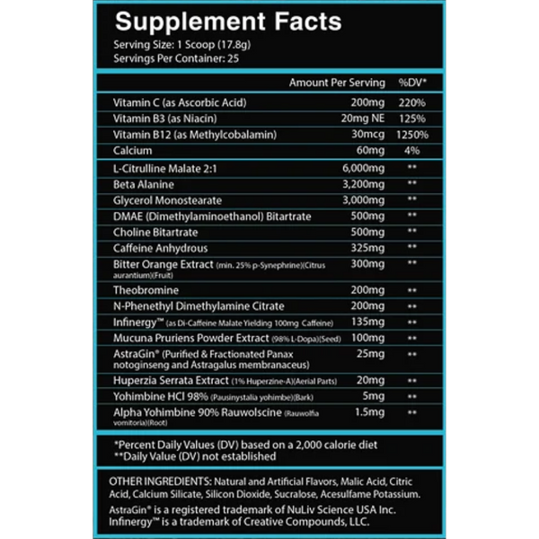 Centurion Labz God of Rage Unchained 25 Servings