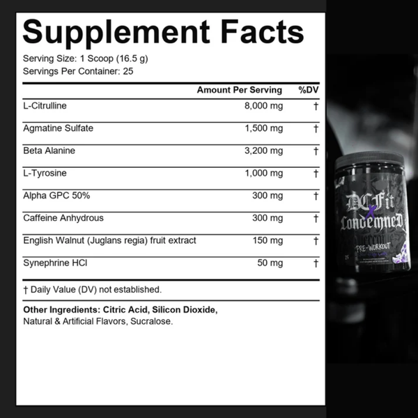 DCFIT X Condemned PRE-WORKOUT | LIMITED EDITION