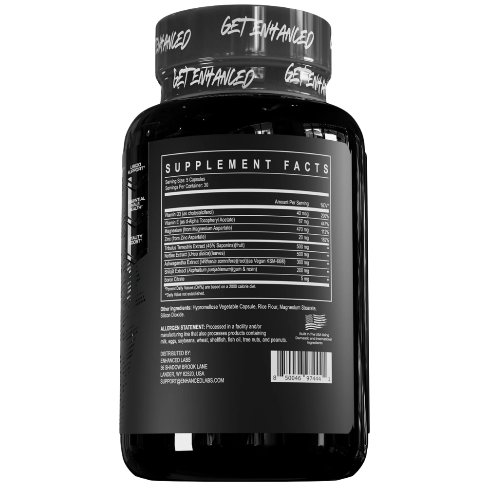 Enhanced Blue Ox 150 Capsules bottle on a white background