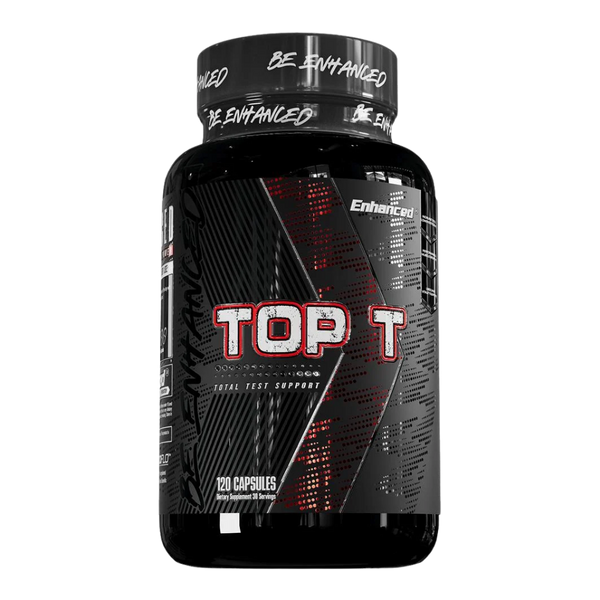 Enhanced Top T 120 Capsules bottle on a white background