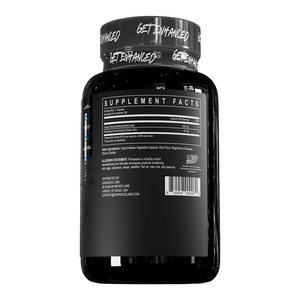 Enhanced Tudca+ 60 Capsules supplement facts listed on the side of the bottle on a white background