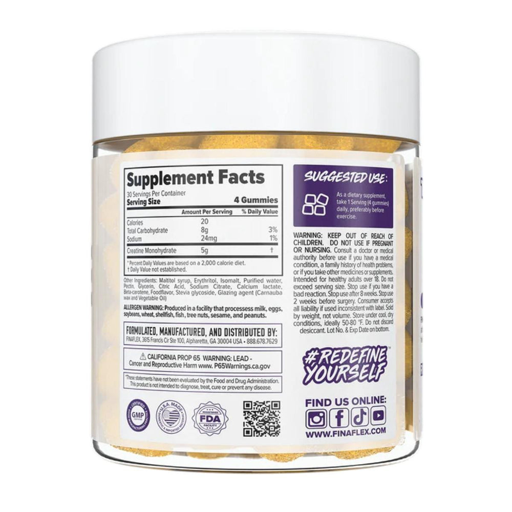 Finaflex FinaFlex Creatine Gummies 30 Count 